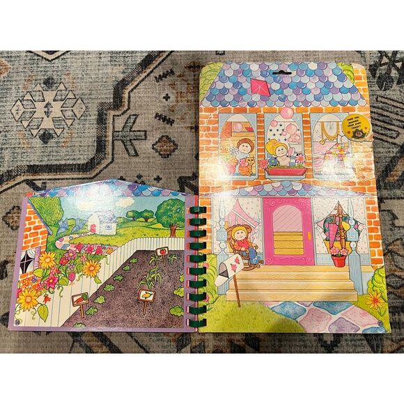 VTG Cabbage Patch Kids This Is My House Puffy Sticker Activity Book‎ EUC 1980s - Picture 7 of 12